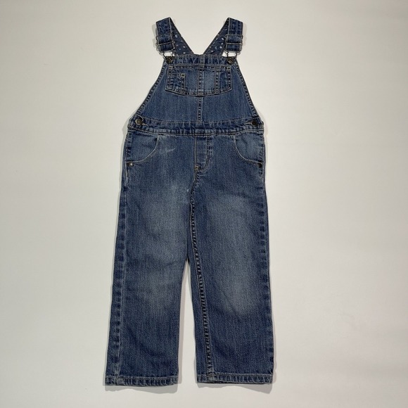 Genuine Baby by OshKosh Other - Vintage Oshkosh Genuine Kids Denim Bib Overalls Size 3T Premium Denim